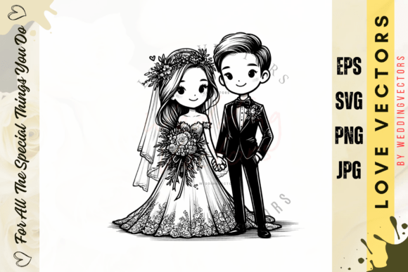 C4212 Wedding Vectors: Elevating Your Love-Themed Designs