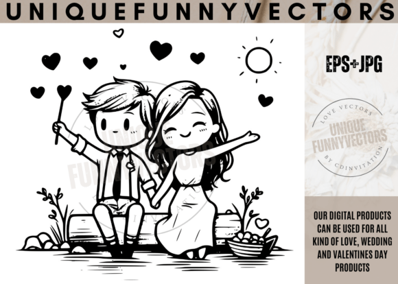 Charming Love Wedding Stick Vectors for Every Design
