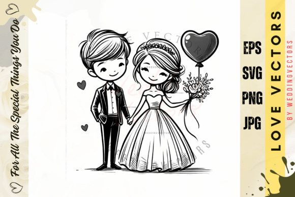 Designing with Love: The C4271 Wedding Vector Collection