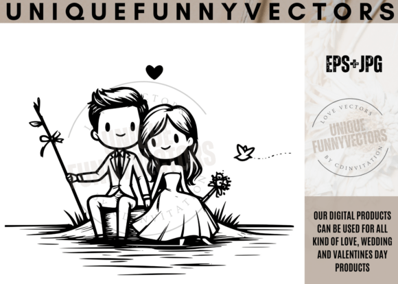 Love and Wedding Illustrations 248: Charming Characters for Lasting Memories