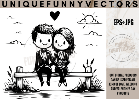 Love and Wedding Illustrations 265: A Designer's Guide to Charming Character Design