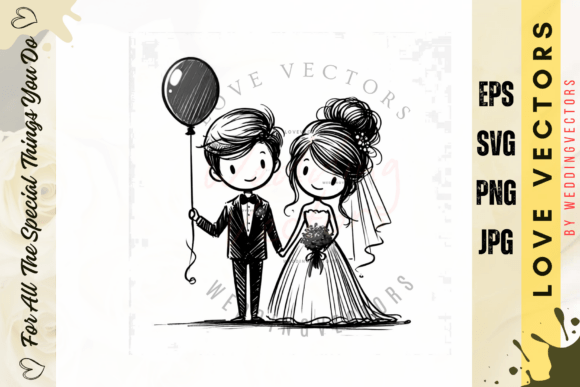 Timeless Romance in Vector Art