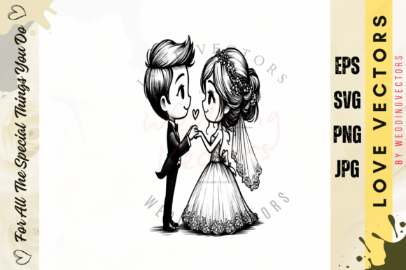 Timeless Wedding Announcement Artwork - C4395
